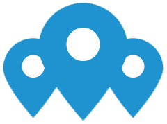 3 location pins
